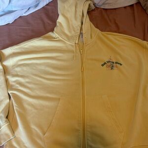 Yellow Disney zip up